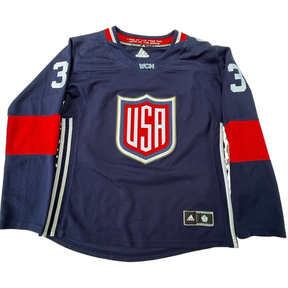 Adidas Men's Cory Schneider 2016 World Cup Of Hockey Jersey Large